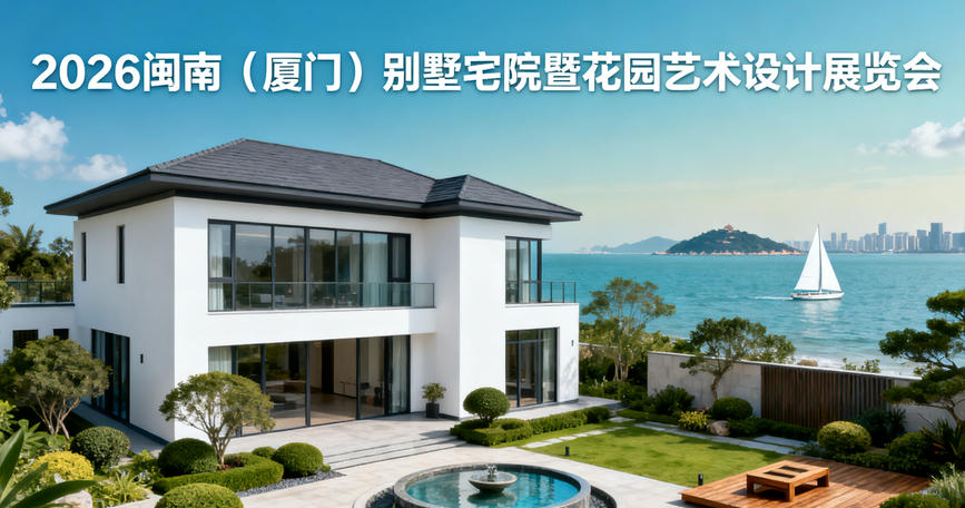 2026 闽南（厦门）别墅宅院暨花园艺术设计展览会展位招商火热开启